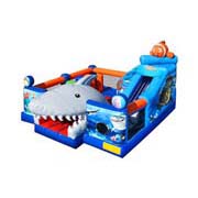 inflatable bouncer slide combo shark Finding Nemo
